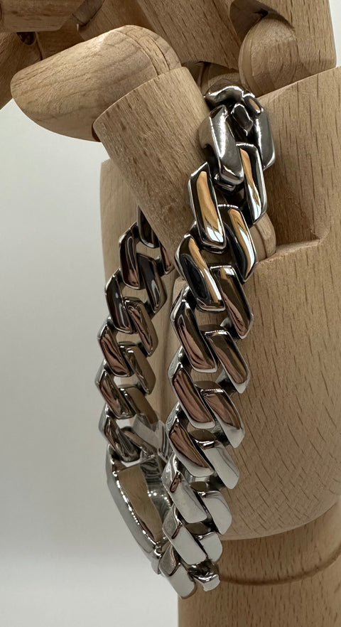 Panzer bracelet, stainless steel