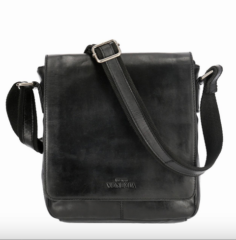 Leather shoulder bag Erwin