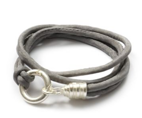 Seide Armband Mix&Match Grey
