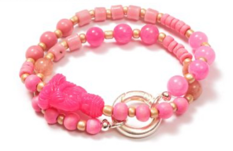 Edelstein Mix&Match Armband Lotus