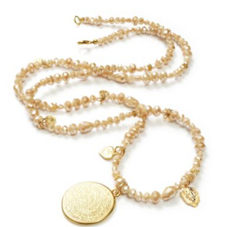 Edelsteinkette GAIA 88cm