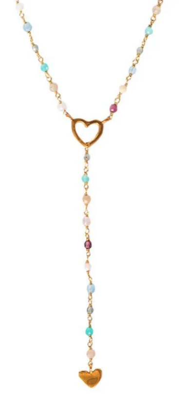 Halskette HEART DROP ( Multi Summer)