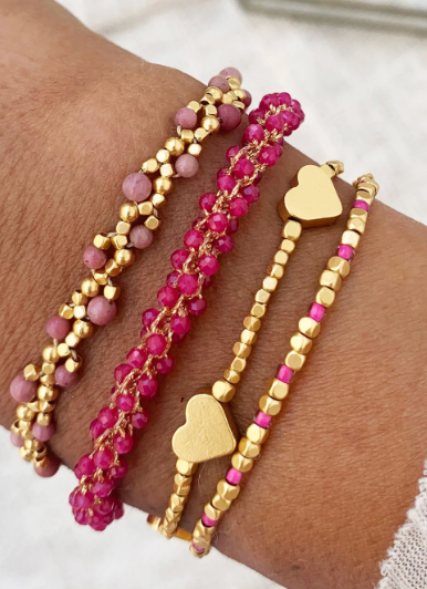 Armband LULU MAXIE Fuchsia