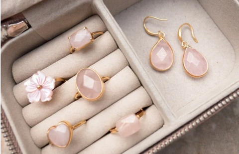 Ohrring BONNIE Rose Quartz