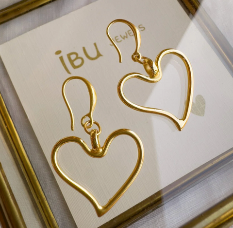 Ohrring HEART Gold