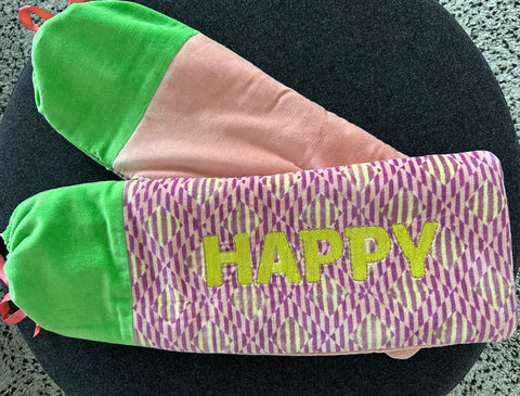 Wärmflasche Velvet long Happy berry
