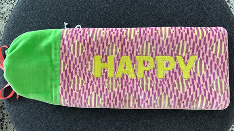Wärmflasche Velvet long Happy berry