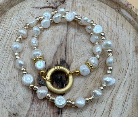 Perlen Mix&Match Armband Fidschi GoldShiny