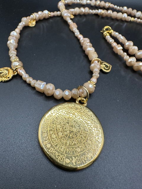 Edelsteinkette GAIA 88cm