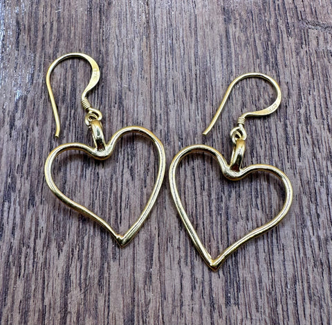 Ohrring HEART Gold