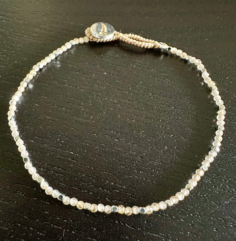 Armband LULU STONE DOT (Silber)