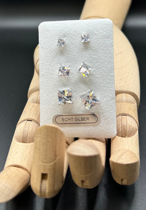 ear studs set of 3